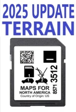 *UPDATED* BRAND NEW 2025 GPS NAVIGATION SD CARD 2019-2024 TERRAIN MODELS