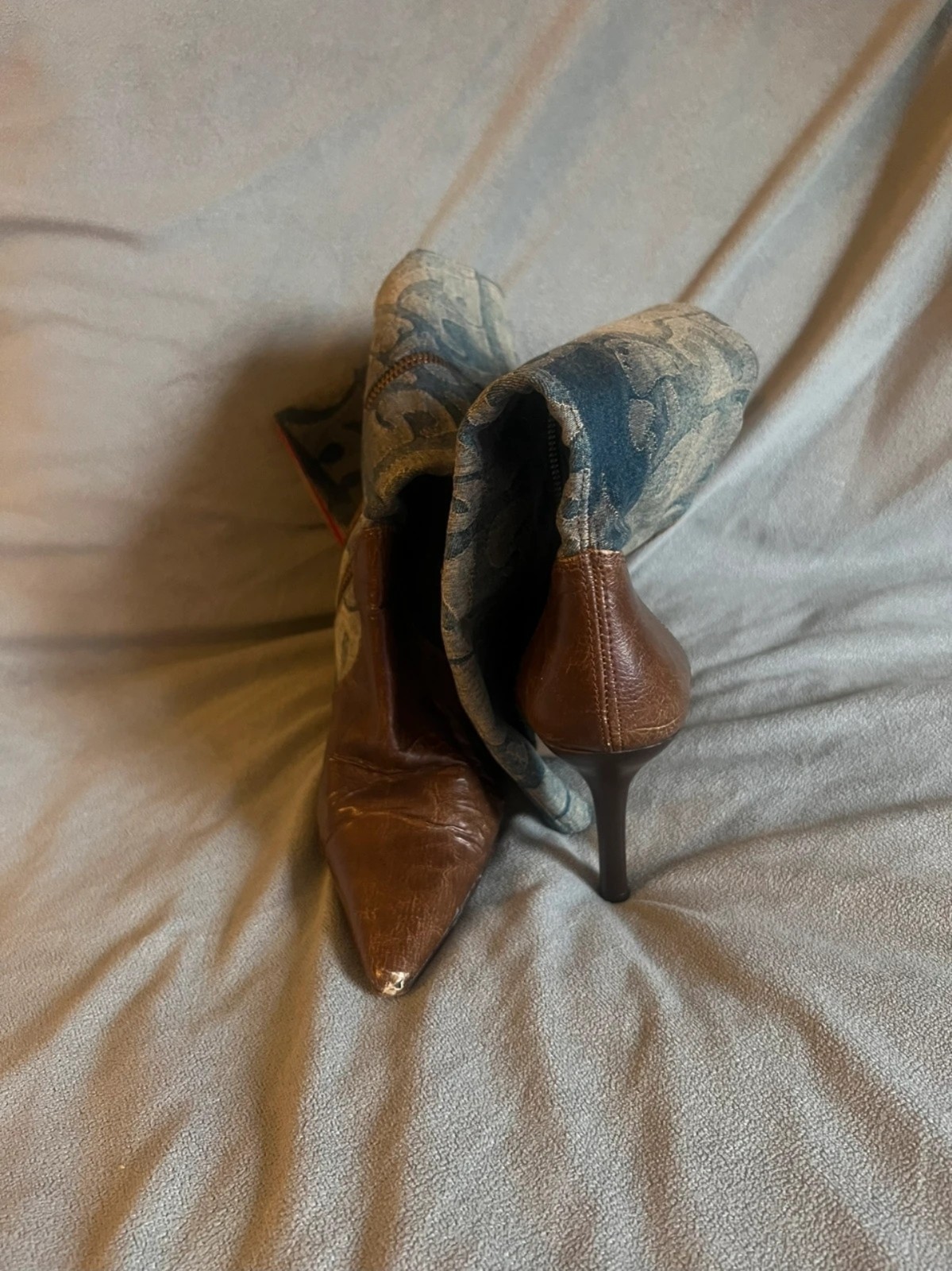 Vintage Y2K RARE Miss Sixty Demin Boots image 5