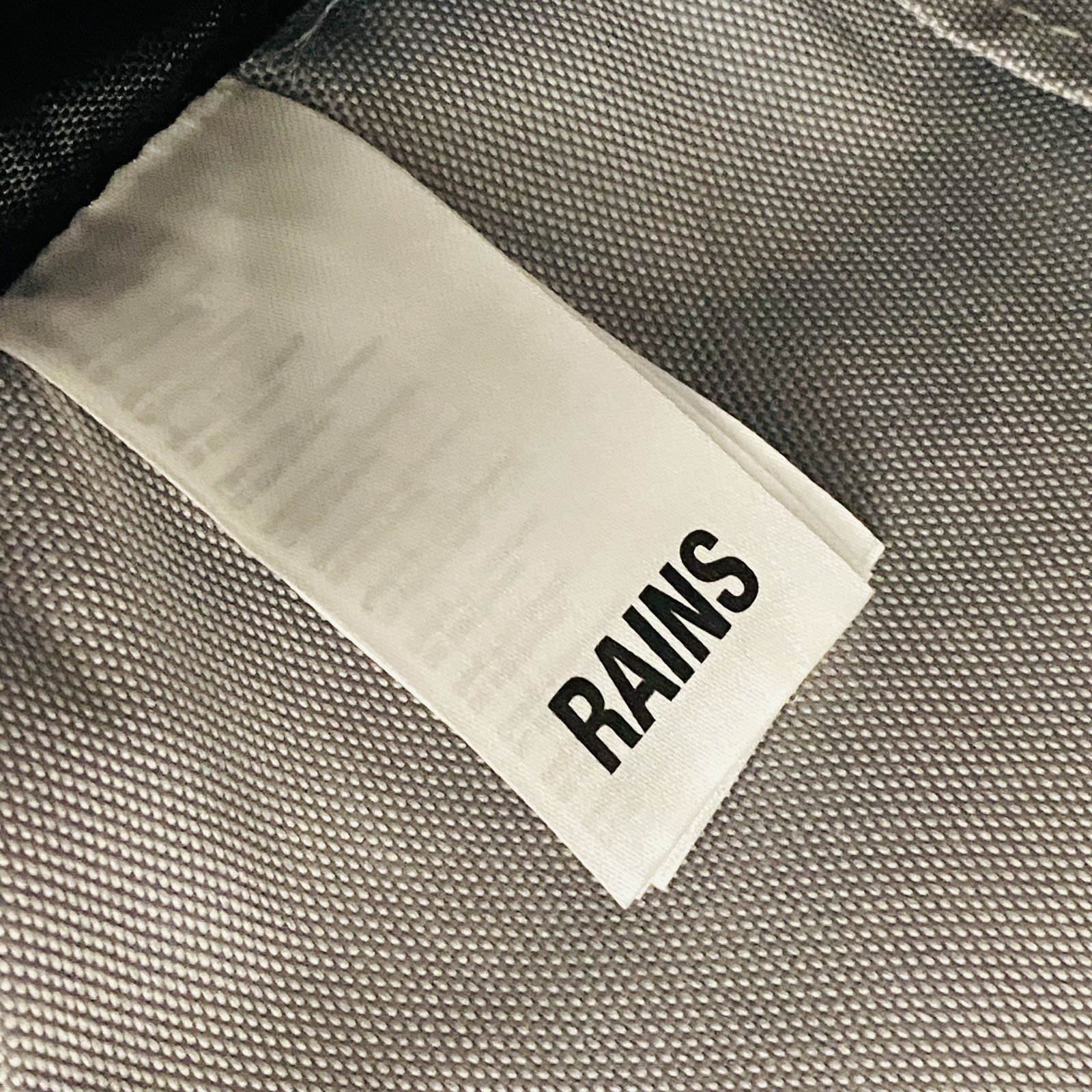 Rains Black Otaru Solid PU Polyester Adjustable S… - image 5