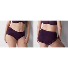 Lane Bryant Cacique No Show Full Brief Panty With Lace 18/20