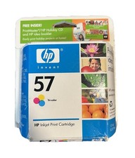 HP 57 Tri-Color Genuine Original Inkjet Cartr...