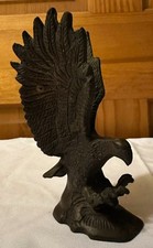 vintage bronze eagle hawk statue sculpture