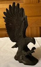 vintage bronze eagle hawk statue sculpture
