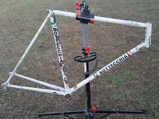 Vintage white  Bottecchia Road Bike Frame Lugged Steel Survior 