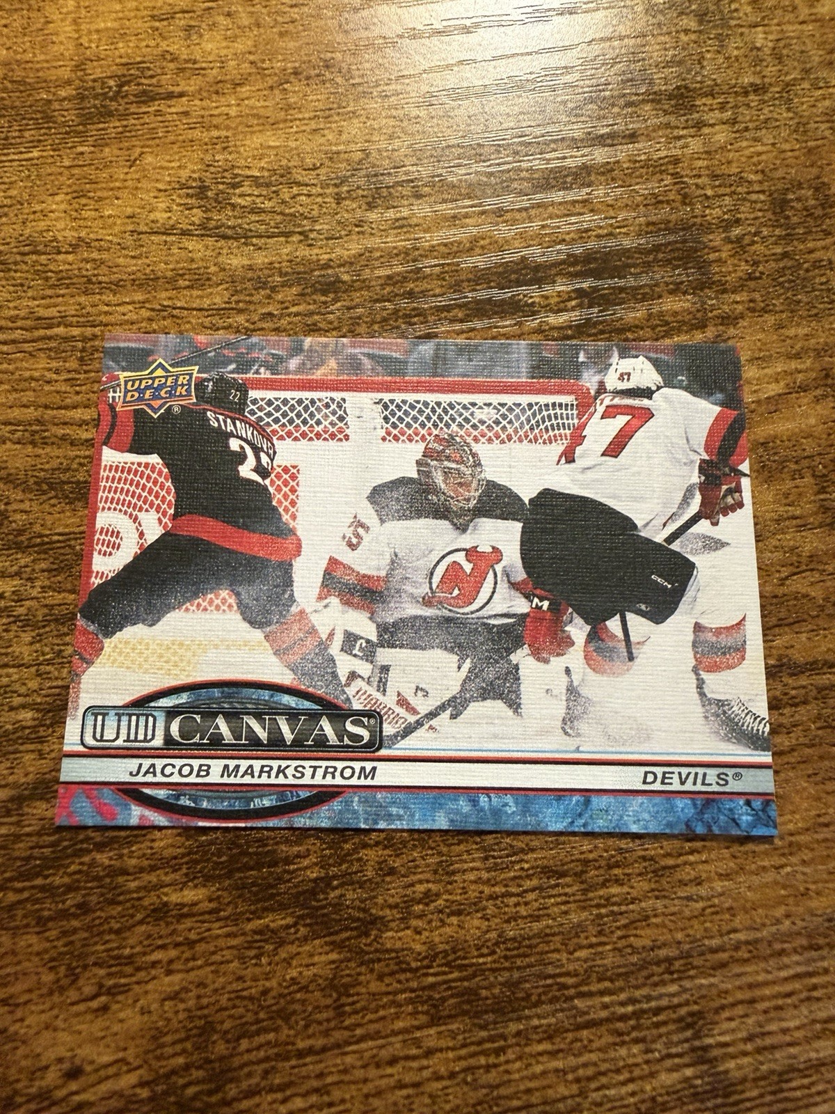 2025-26 UPPER DECK EXTENDED SERIES UD CANVAS JACOB MARKSTROM DEVILS #C-308