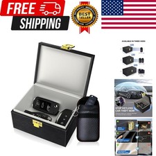 Faraday Box with Faraday Bags for Car Keys, Car Key Signal Blocking Box, Keyl...
