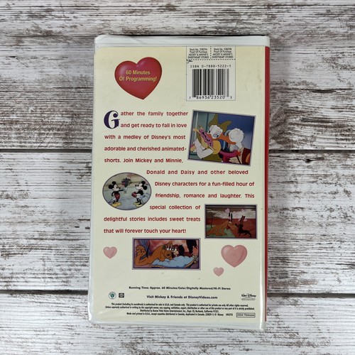 Mickey & Minnie’s Sweetheart Stories (VHS) Disney Clamshell - Picture 2 of 6