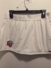 Liberty University Flames Women's Large Nike Dri Fit White Tennis Skort