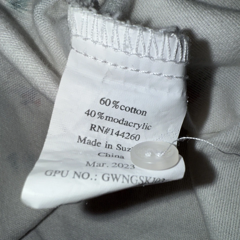 Petite Plume Flannel Nightgown Size 12 Girls Green Skiers Christmas - Image 4 of 4