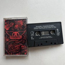 Aerosmith   Permanent Vacation Vintage Cassette Tape VG C64