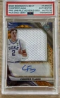 PSA 10 Auto Cooper Flagg 2024 Bowman's Best U Gold Geo Jumbo Patch Auto /50 Duke