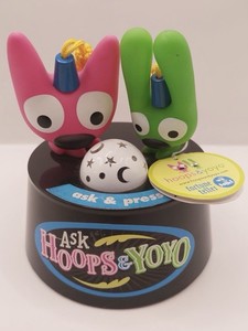 Hallmark Ask Hoops and Yoyo Fortune Teller TESTED WORKS! Lights Up!