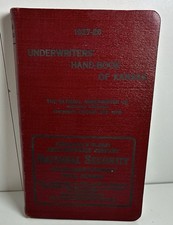 1927-28 Underwriters Hand-Book Of Kansas, GREAT CONDITION