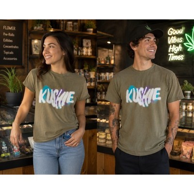Kushie Mens Small Pigment Rust T-Shirt