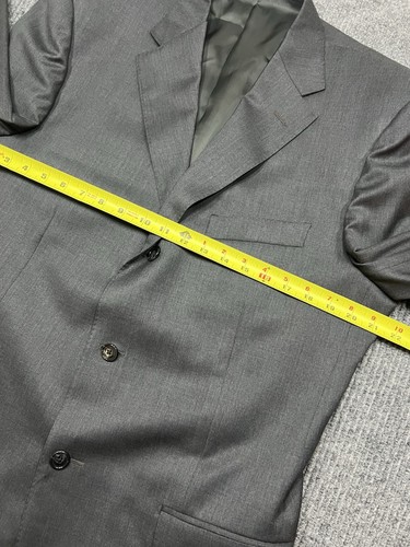 Corneliani Spencer Virgin Wool Extra fine 100 Merinos Men's Blazer EU 54 Jacket - Picture 10 of 14
