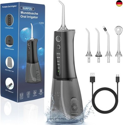 Munddusche Kabellos Water Flosser for Teeth, Elektrische Wasserflosser für 