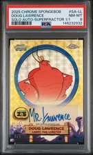Marketplace image: 2025 Topps Chrome Spongebob 25th anniversary 1/1 Larry The Lobster Superfractor