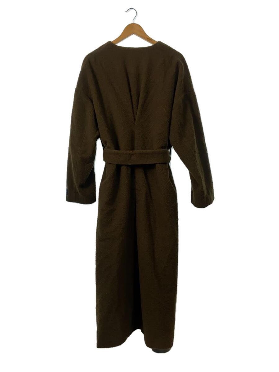 AMERI Wool Coat M Brown Warm Classic Used - image 2