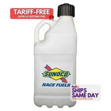 Sunoco Race Jugs M7500CL, One Clear Plastic Clear Sunoco Motorsports Jug 5 Gal 