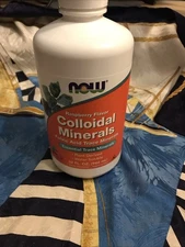 NOW Foods Colloidal Minerals Liquid, Raspberry, 32 fl. oz.