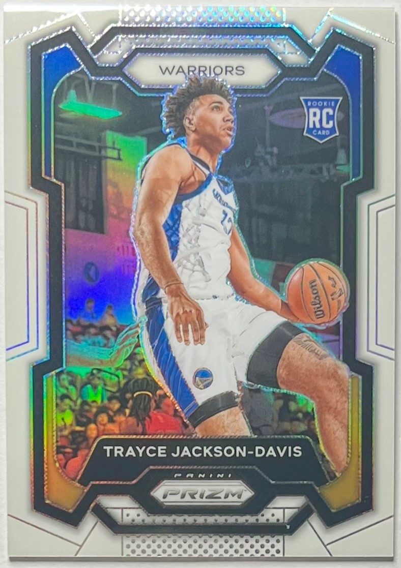 2023-24 Panini Prizm Trayce Jackson-Davis White Prizm /175 #148 Rookie RC