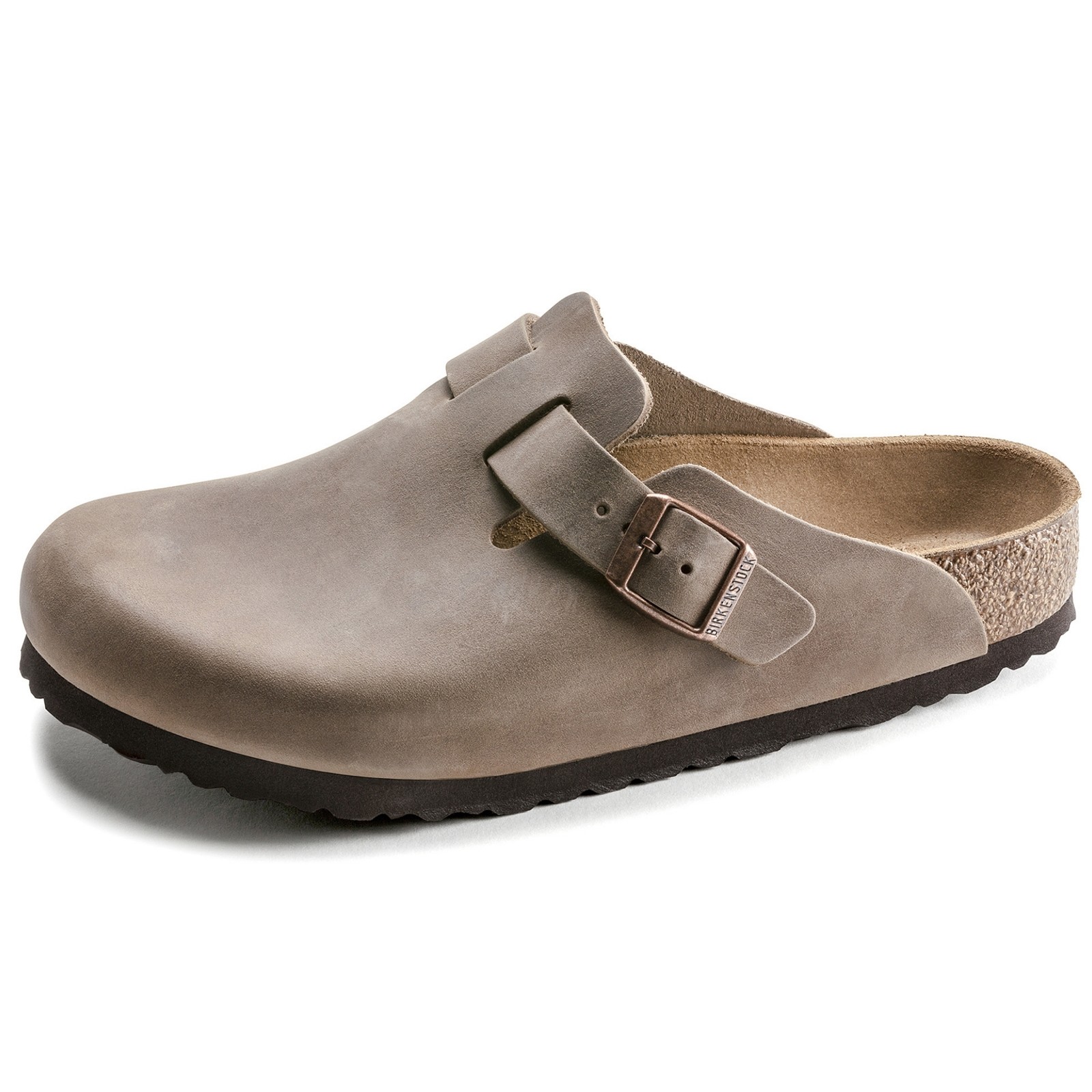 Scarpe Birkenstock Boston Pelle oliata Taglia 38 Cod 0960813 Beige