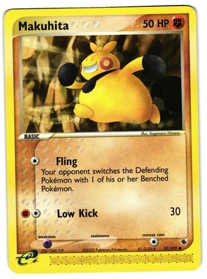 Pokemon TCG Makuhita 57/109 EX Ruby & Sapphire VLP