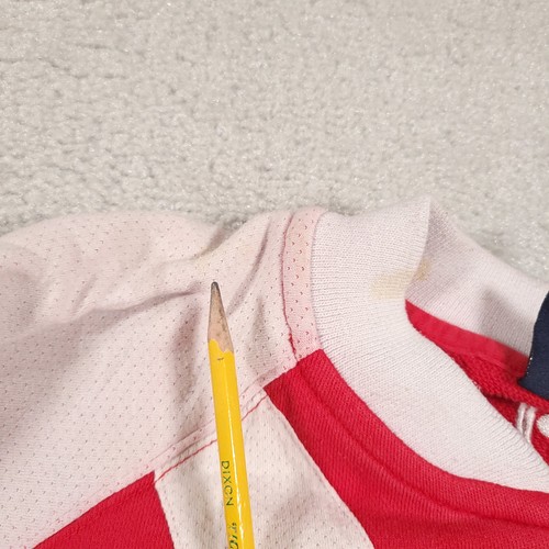 Phat Farm Jacket Youth XL Red White 92 Hip Hop Short Sleeve Zip Streetwear - Picture 8 of 22
