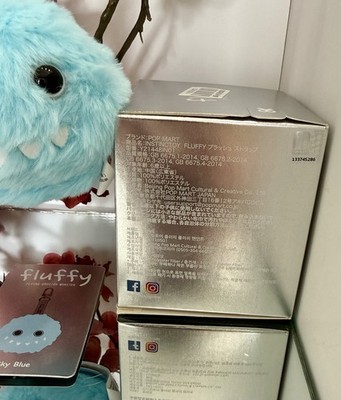 INSTINCTOY Pop Mart Fluffy Flying Erosion Monster Keychain Sky