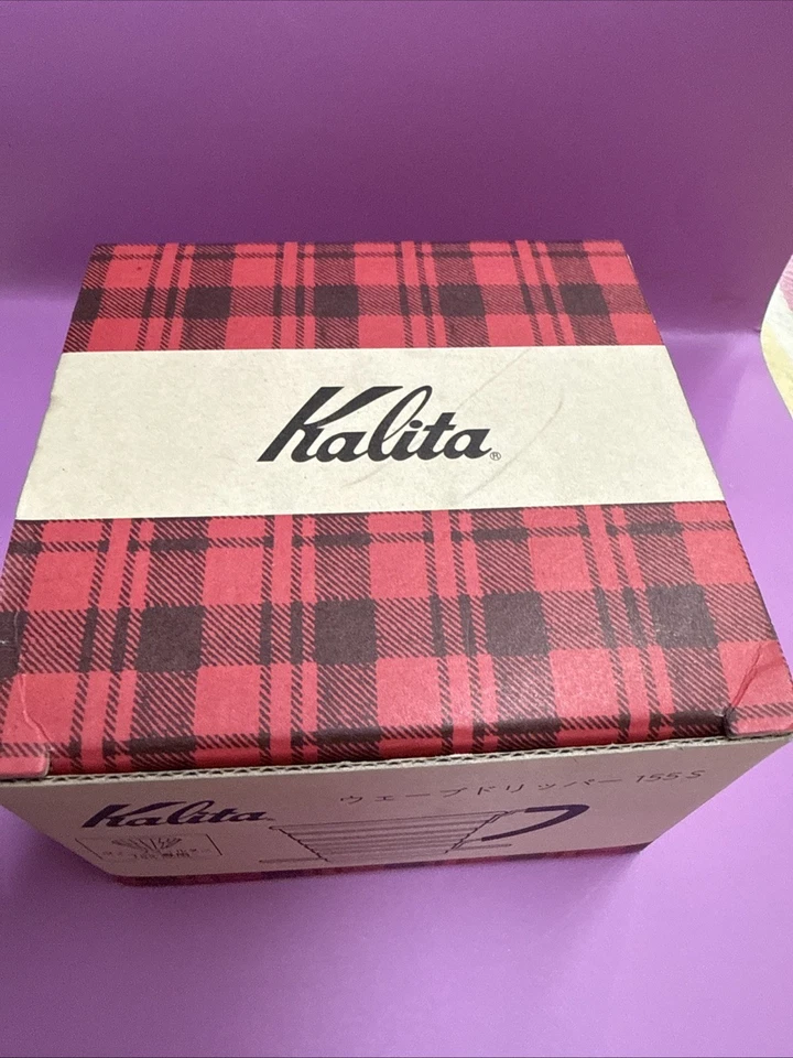 Goteador de café de acero inoxidable Kalita Wave 155 nuevo en caja verter sobre la cafetera Foto 2 de 4