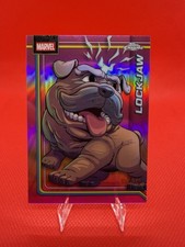 2026 Topps Chrome Marvel Lockjaw #70 Pink Refractor 137/250 Inhumans SP