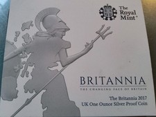 Royal Mint 1oz Proof 2017 Silver Britannia