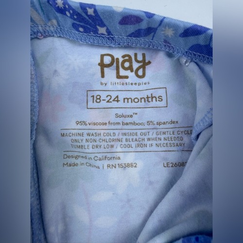 Pacchetto Leggings Bambù Bambina 18-24 Mesi Posh Arachidi Kyte Baby Little Sleepies - Foto 13 di 14