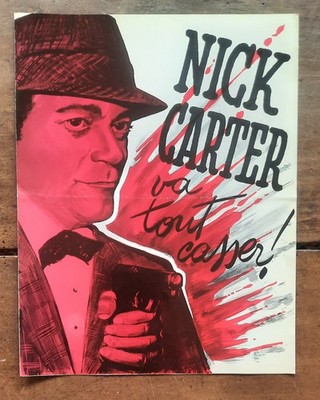 Pressemappe Nick Carter VA Tout Snap Henri Decoin Eddie Constantine 1964