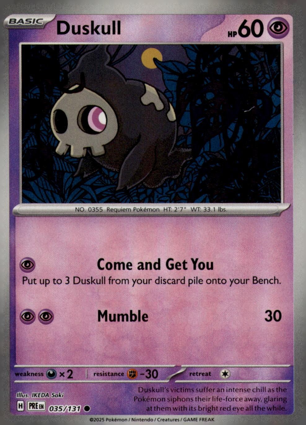 #308/742 Duskull