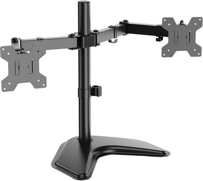 Dual Monitor Stand for Desk, 2 Monitors up to 27 inch, Mount Fits up to 22lbs