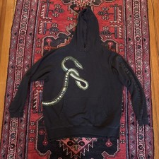 2017 Original Taylor Swift Reputation Snake Embroidery Hoodie Size Small