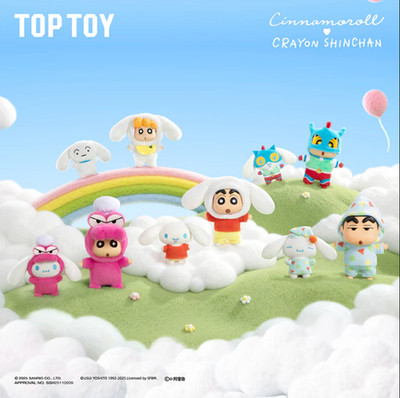   TOPTOY x Cinnamoroll x Crayon Shin-Chan Amusement Dreamland Full Set of 4