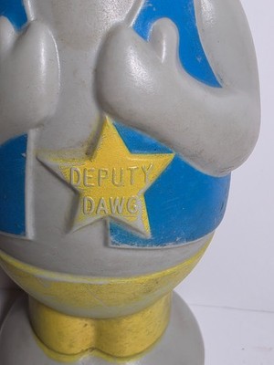 Vintage Deputy Dawg Soaky Bubble Bath Bottle 1966 Terrytoons
