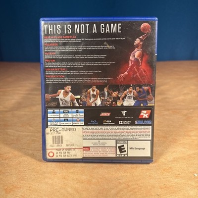 NBA 2K17 PS4 PlayStation 4 Sony Complete W Manual Paul George Pro Basketball