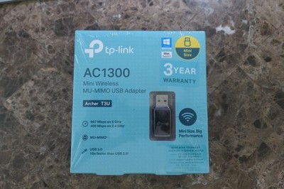 TP-Link Archer T3U AC1300 Mini Wireless MU-MIMO USB Adapter Dual Band Dongle