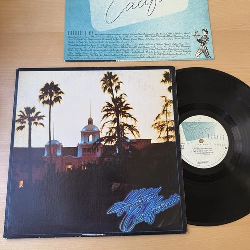 Eagles Hotel California 1976 LP 1st US Pressing Complete W/Original Sleeve!