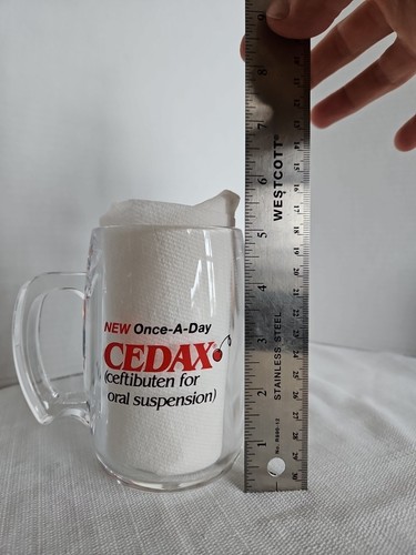 Cedax Pharmaceutical Mug Clear Acrylic Made In The USA - Picture 2 of 4