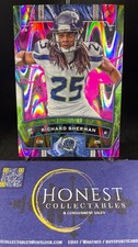 Richard Sherman /10 (SP) - 2025 Topps Resurgence Pink Refractor SP 7/10 #94
