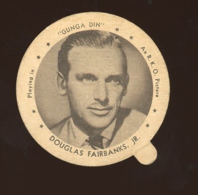 1939 F5-5 Dixie Lids Movie Stars #6 Douglas Fairbanks Jr. GD