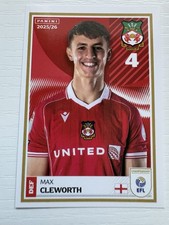 PANINI EFL 2025 - 26  STICKER   MAX CLEWORTH   WREXHAM    #459