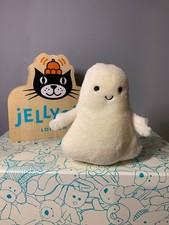 Jellycat Ooky Ghost Used VGC With Tag 100% Authentic Plush Soft Toy