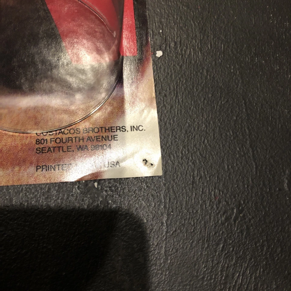 Póster de puerta vintage 1989 Michael Jordan Costacos 74x26: Chicago Bulls Foto 4 de 4