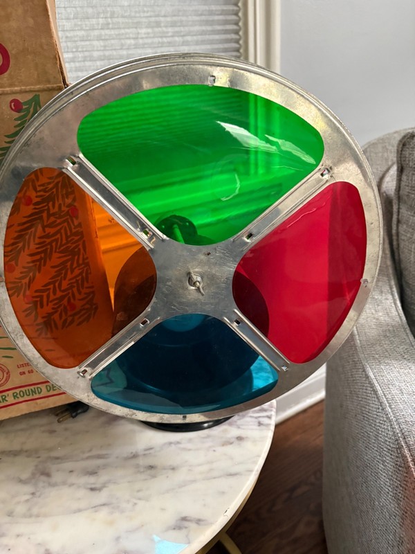 Aluminum Christmas Tree Color Wheel MFC.Co.,INC. Chicago 115V