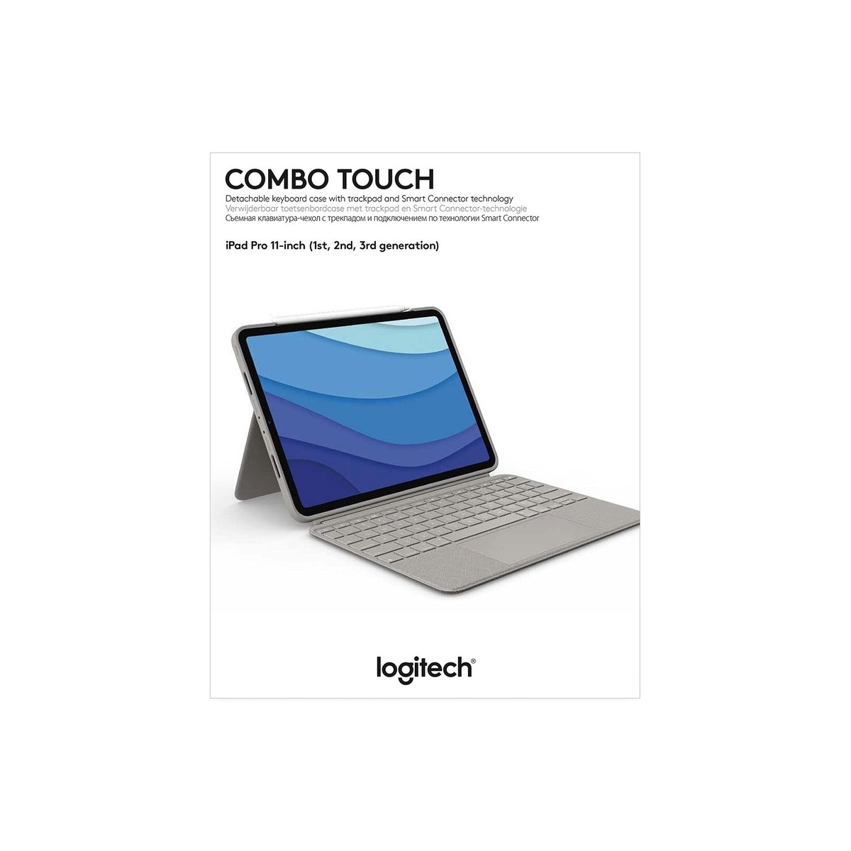 Combo Touch for iPad Pro 11-inch (1st 2nd 3rd and 4th gen)-SAND-US